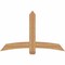 Ekena Millwork Bellingham Timber Gable Bracket, Western Red Cedar, 60"W x 38"H x 5 1/2"D x 5 1/2"F, 15/12 Pitch GBW060X38X0606BEL00SWR - alternate 1